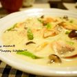 ご飯に♪鮭の和風クリームソース味噌風味