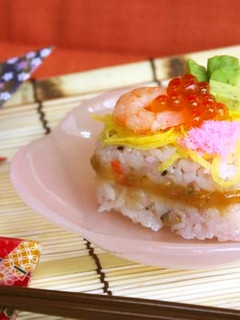 たのしくひな祭りパーティ! 押しずし-レシピのメイン写真