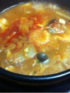 韓国料理 辛うまキムチスンドゥブチゲ-レシピのメイン写真