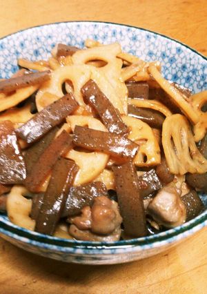 鶏肉とレンコンのキンピラ☆-レシピのメイン写真