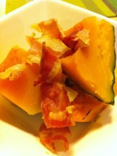 かぼちゃとベーコンの塩煮-レシピのメイン写真