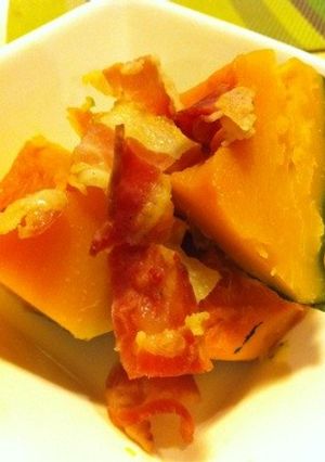 かぼちゃとベーコンの塩煮-レシピのメイン写真
