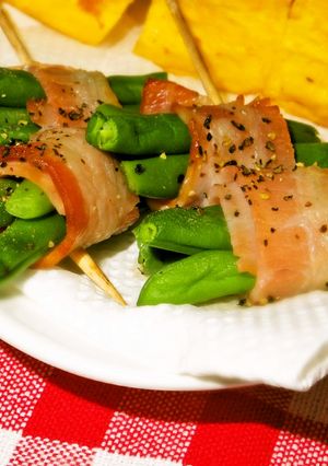 マヨが決め手♪いんげんベーコン巻き-レシピのメイン写真