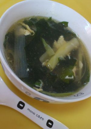 わかめとねぎのスープ-レシピのメイン写真