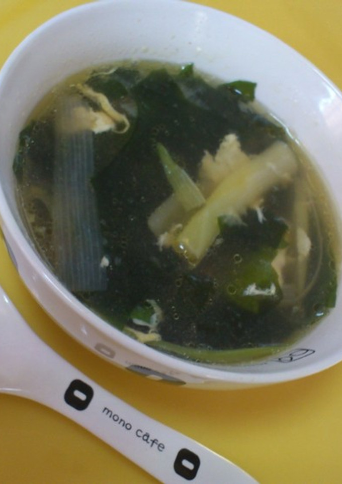 わかめとねぎのスープ-レシピのメイン写真