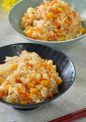 190.にんじんツナご飯-レシピのメイン写真