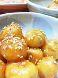 圧力鍋で☆新じゃがの甘味噌炒り煮