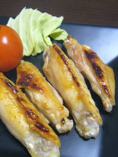 家で焼き鳥屋さん風♡鶏手羽中の塩焼き by ♪チビひなた