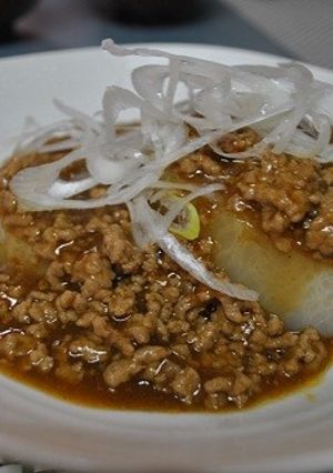 大根の肉味噌あんかけ-レシピのメイン写真