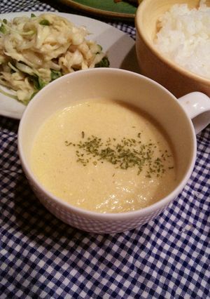 いくらでも飲めちゃう豆腐コーンポタージュ-レシピのメイン写真
