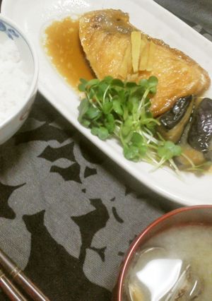 白ごはんがすすむ！ブリと茄子の揚げ煮♪-レシピのメイン写真