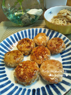 ♪塩麹入り簡単 鶏つくねの照り焼き♪-レシピのメイン写真