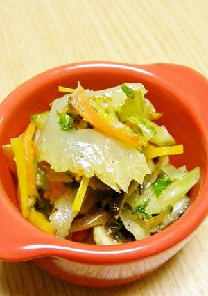 ★セロリの塩麹きんぴら-レシピのメイン写真