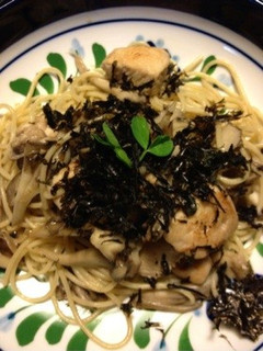 10分!お酒がすすむ 鶏と舞茸和風パスタ-レシピのメイン写真