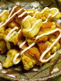 カリフラワーのカレーマヨ和え♪-レシピのメイン写真