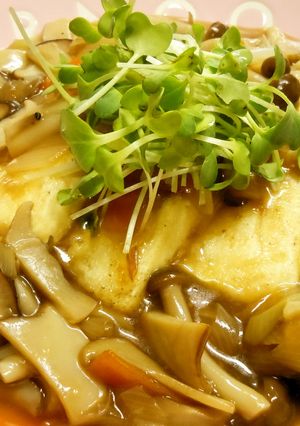 豆腐ステーキきのこあんかけ♪-レシピのメイン写真