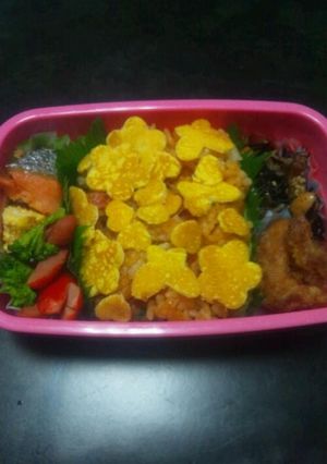 キャラ弁★オムライス風-レシピのメイン写真