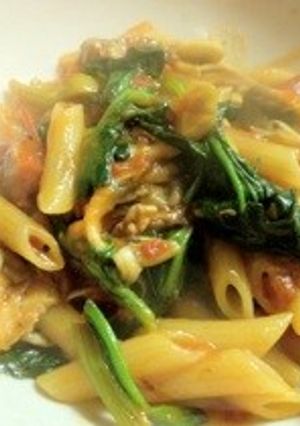 オリーブたっぷりトマトペンネ-レシピのメイン写真
