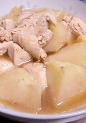 ジャガイモと鶏肉の素材の味を楽しむ煮付け-レシピのメイン写真