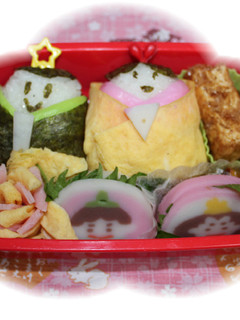 おひな様のお弁当☆2012★ひな祭り-レシピのメイン写真