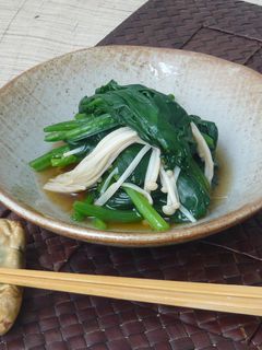ほうれん草とえのきのおひたし-レシピのメイン写真