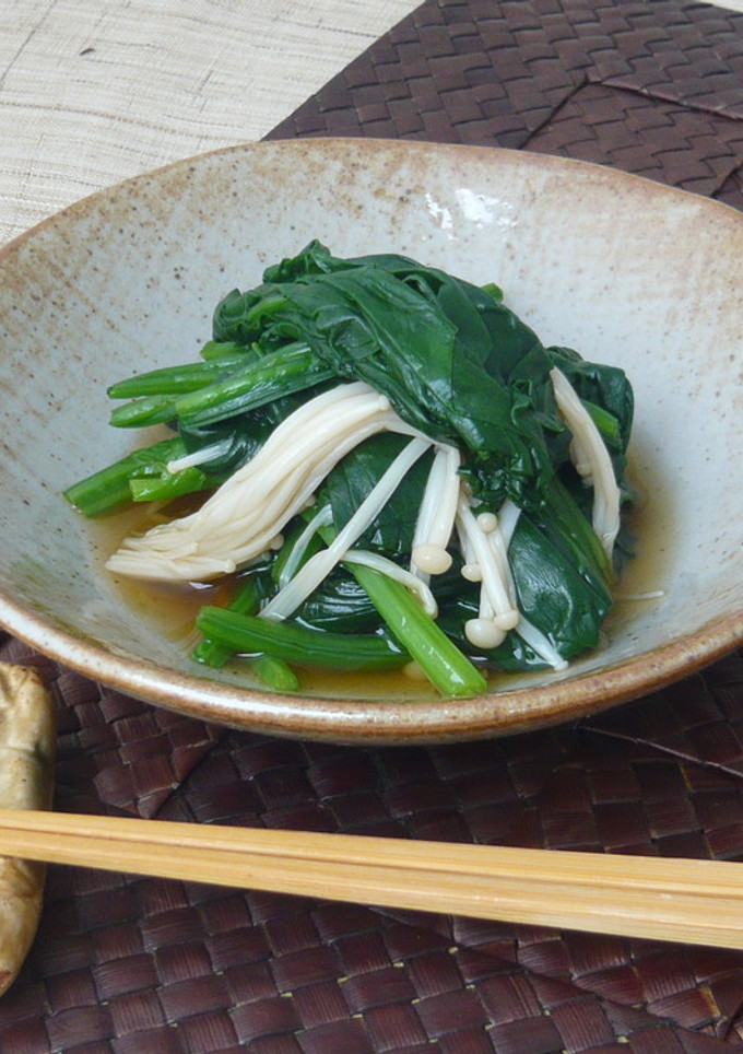 ほうれん草とえのきのおひたし-レシピのメイン写真