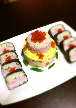 お花見・ひな祭りに寿司ケーキ-レシピのメイン写真