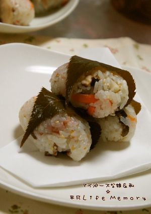 桜寿司おにぎり-レシピのメイン写真