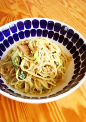 梅ツナごま❤和風パスタサラダ-レシピのメイン写真