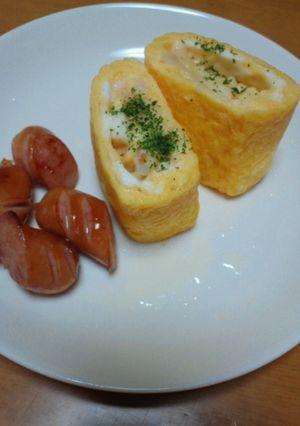 余ったポテトサラダで卵焼き-レシピのメイン写真