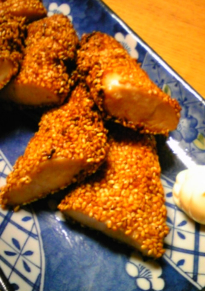 鶏のささみ胡麻揚げ-レシピのメイン写真
