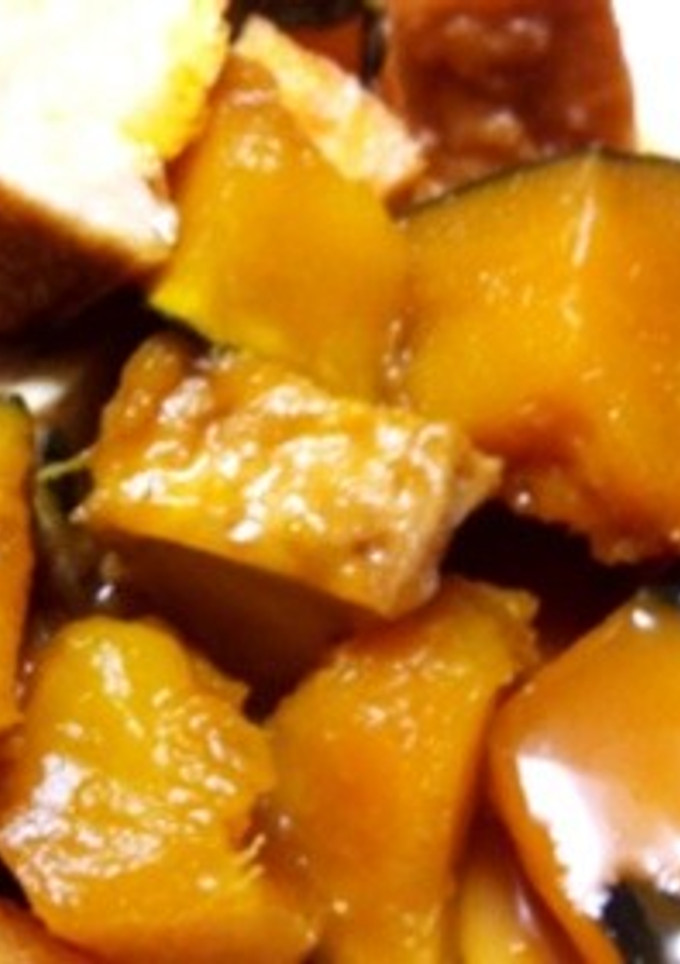 簡単おいしい★かぼちゃと厚揚げの煮物-レシピのメイン写真