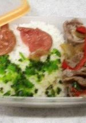 お弁当☆野菜いっぱい豚薄切り肉弁当-レシピのメイン写真