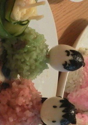 お雛様お内裏さまのもち米シュウマイ-レシピのメイン写真