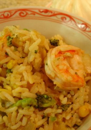 海老とブロッコリーのオーロラソース炒飯-レシピのメイン写真