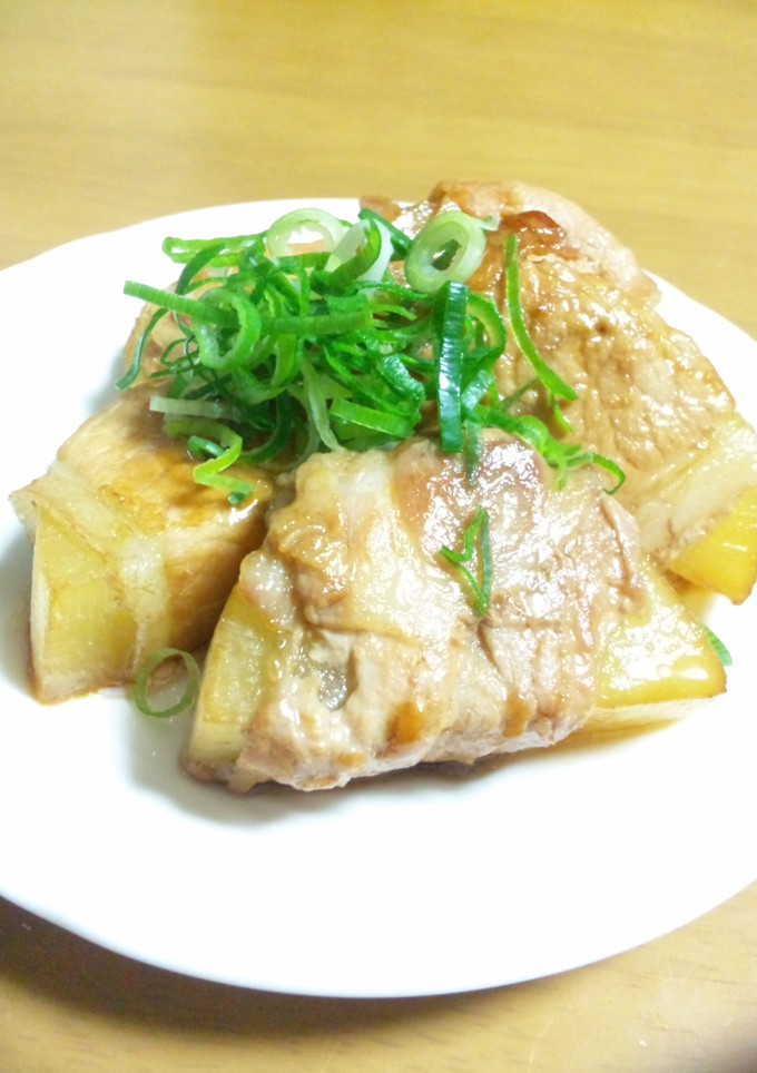 安い！簡単！豚巻き大根のすき焼き風煮☆-レシピのメイン写真
