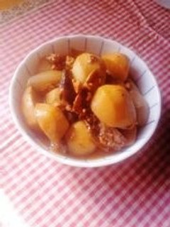 里芋のそぼろ煮-レシピのメイン写真