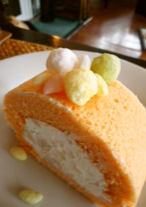 甘酒と雛あられでひな祭りロール-レシピのメイン写真