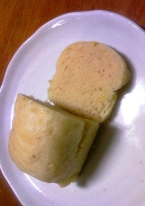 白ココア蒸しケーキ　ヨーグルト風味　～♪-レシピのメイン写真
