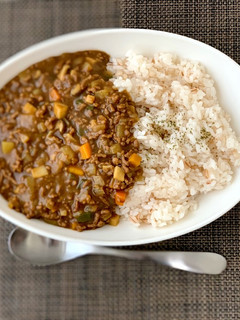 ひき肉と野菜の刻みカレー!-レシピのメイン写真
