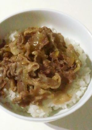 牛丼 緑茶ですっきり!-レシピのメイン写真