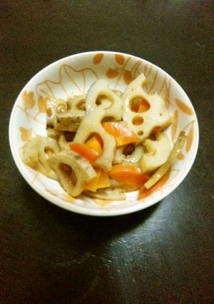 れんこんとにんじんのきんぴら-レシピのメイン写真
