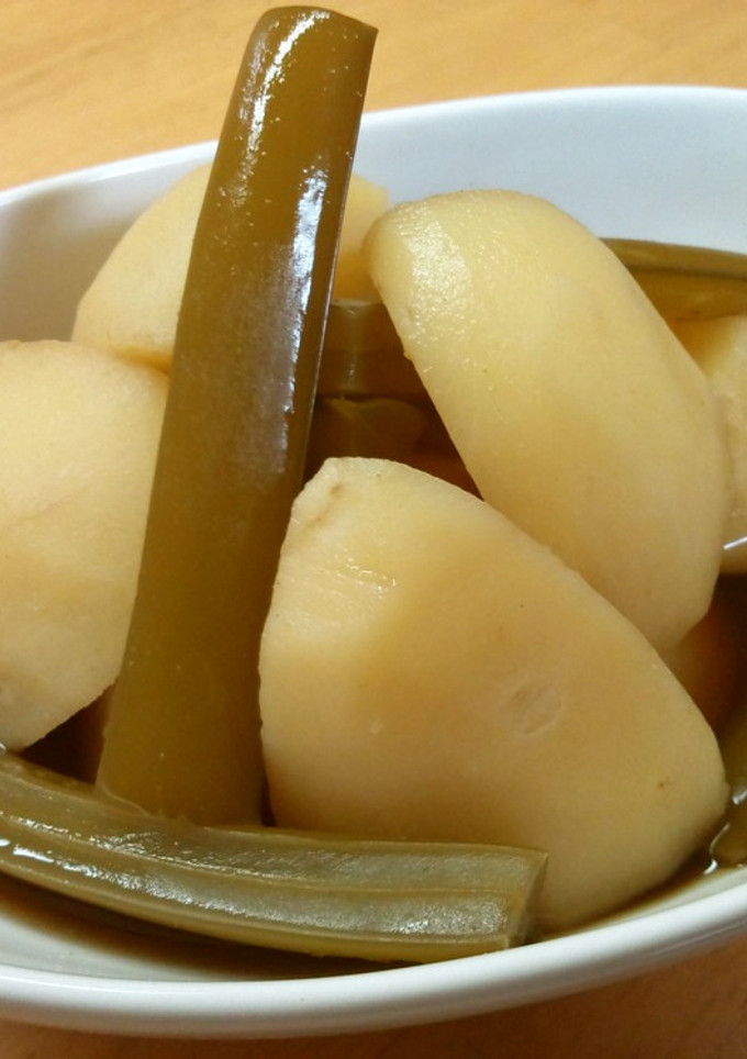 じゃがいもと茎わかめの煮物-レシピのメイン写真