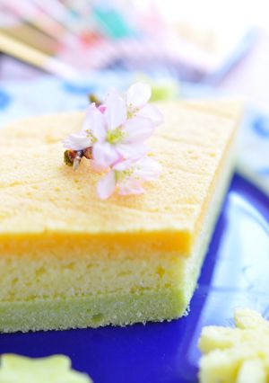 ひな祭り・混ぜるだけ野菜ケーキで菱餅-レシピのメイン写真