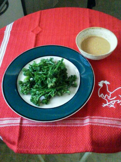 菜の花のおひたしからし味噌添え-レシピのメイン写真