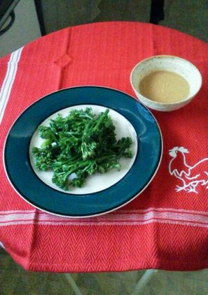 菜の花のおひたしからし味噌添え-レシピのメイン写真