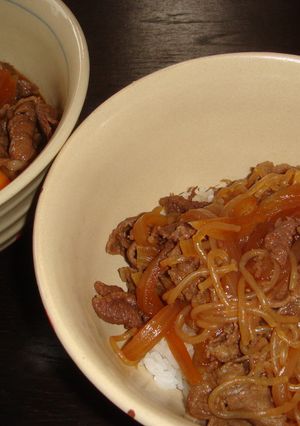 母の牛丼-レシピのメイン写真