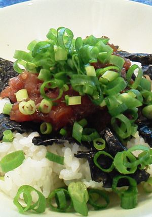 すっきり辛口のマグロ漬け丼-レシピのメイン写真