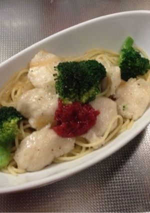 鶏胸肉とブロッコリーのさっぱり味のパスタ-レシピのメイン写真