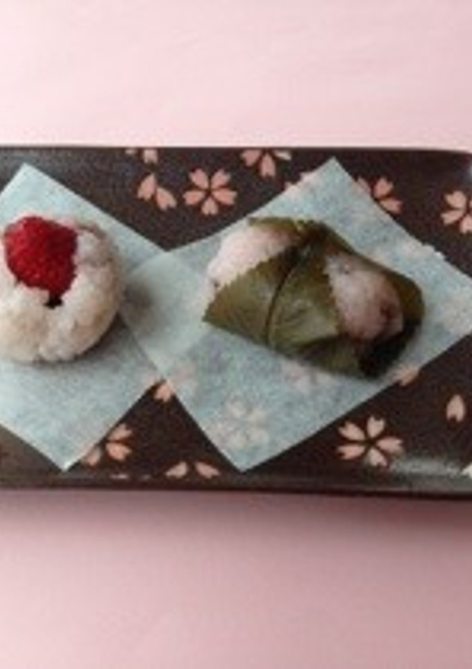炊飯器ともち米で桜もち☆-レシピのメイン写真